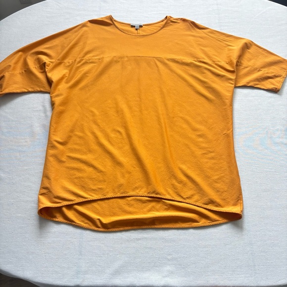 COS Tops - COS Oversized Short Sleeve Shirt Orange L | Minimal Modern